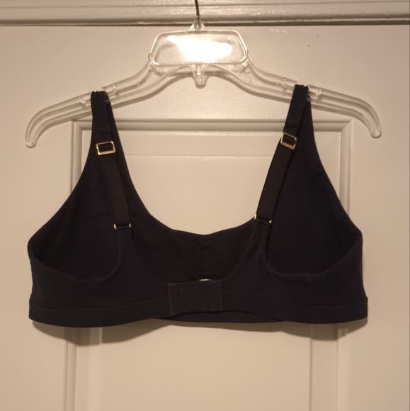 Subset organic cotton keyhole bra 2XL navy blue - Picture 3 of 7
